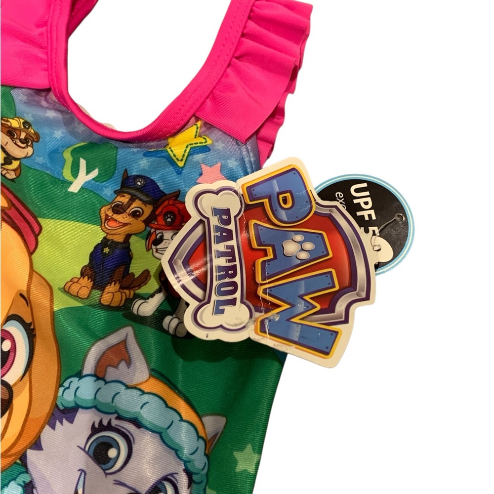 NWT Paw Patrol One Piece - Pink and Blue Swimsuit
